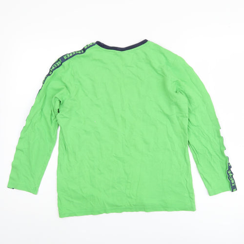 Minecraft Boys Green Long Sleeve T-Shirt 11-12 Years