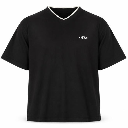 Umbro Men's XL Black V-Neck T-Shirt Cotton