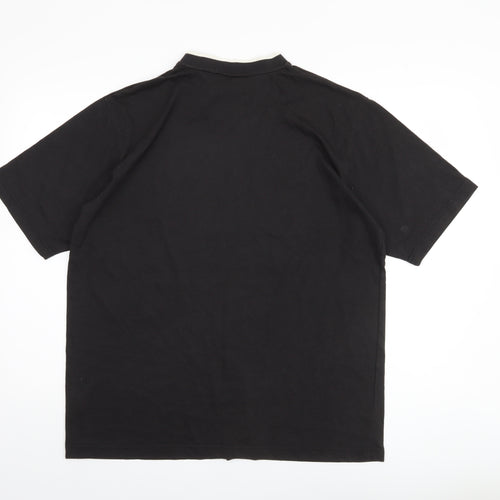 Umbro Men's XL Black V-Neck T-Shirt Cotton