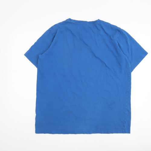 Berghaus Men's Blue XL Cotton T-Shirt - Logo Design