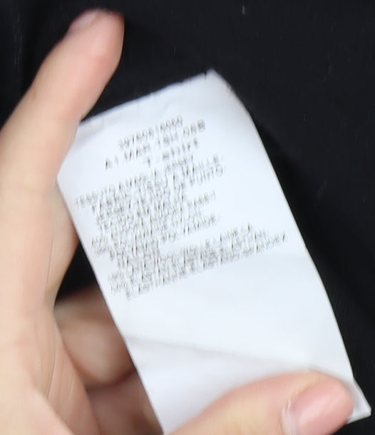 Marella Women's Black High Neck Jumper Size M