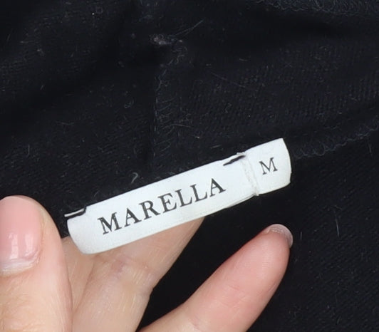 Marella Women's Black High Neck Jumper Size M