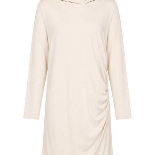 Zara Women's Beige Hooded Short Dress Size XL