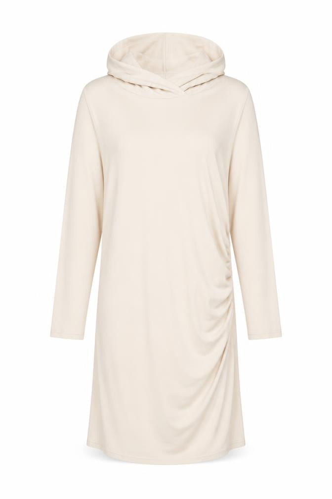Zara Women's Beige Hooded Short Dress Size XL