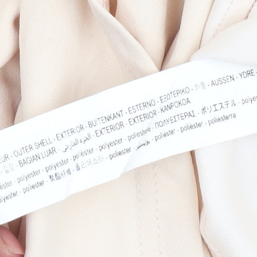Zara Women's Beige Hooded Short Dress Size XL