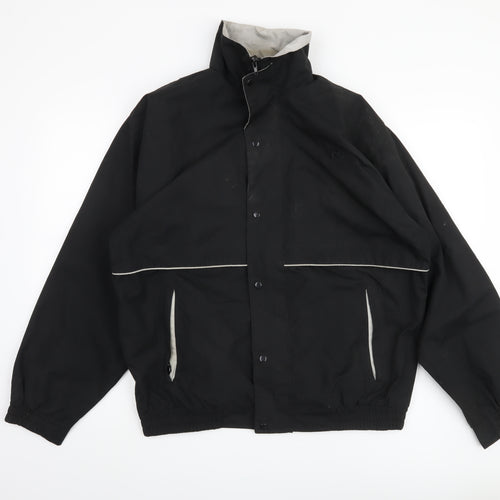 Regal Men's Black Windbreaker Jacket L
