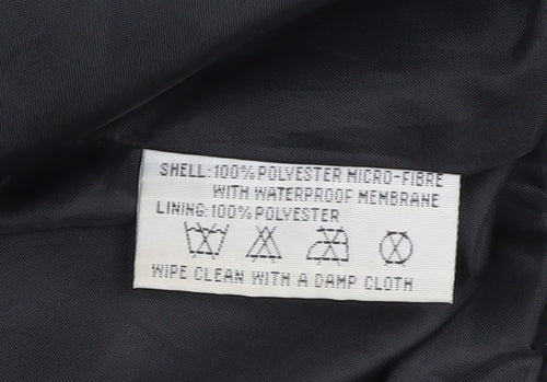 Regal Men's Black Windbreaker Jacket L