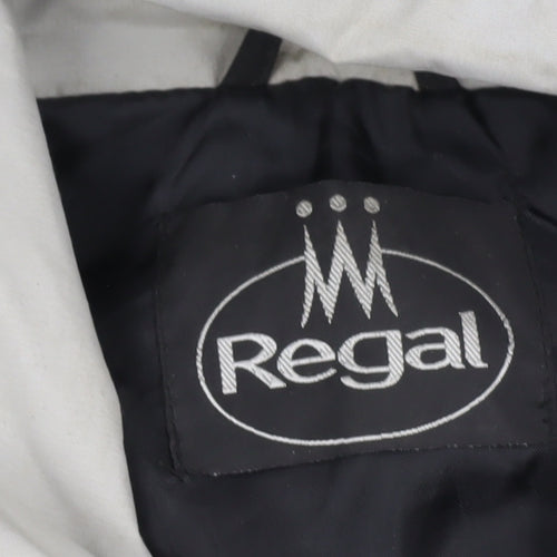 Regal Men's Black Windbreaker Jacket L