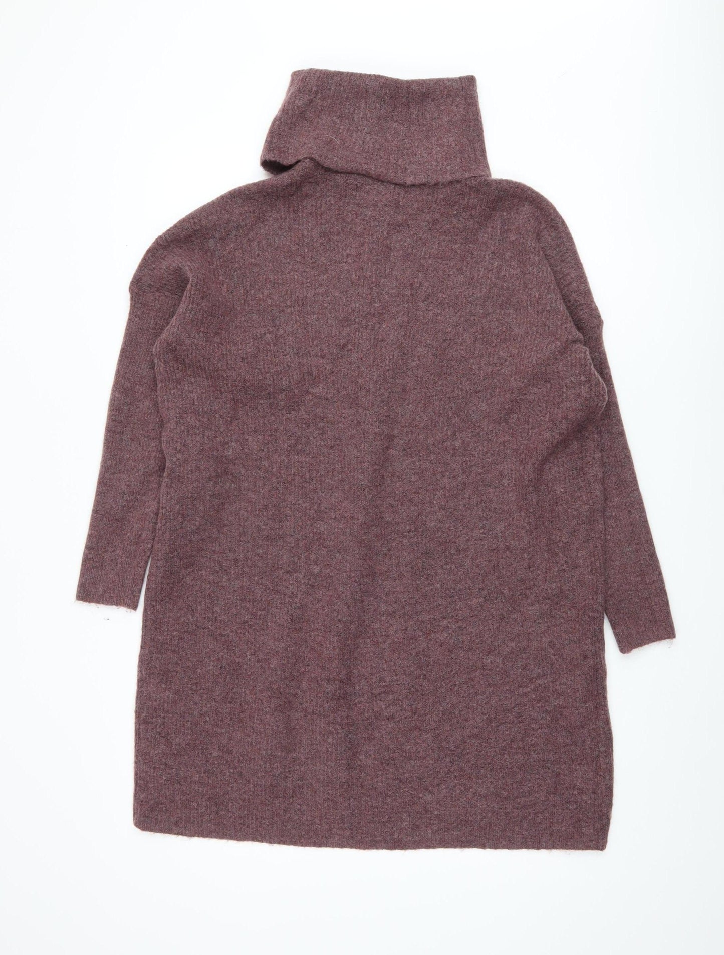 ONLY Women's Purple Cowl Neck Jumper L