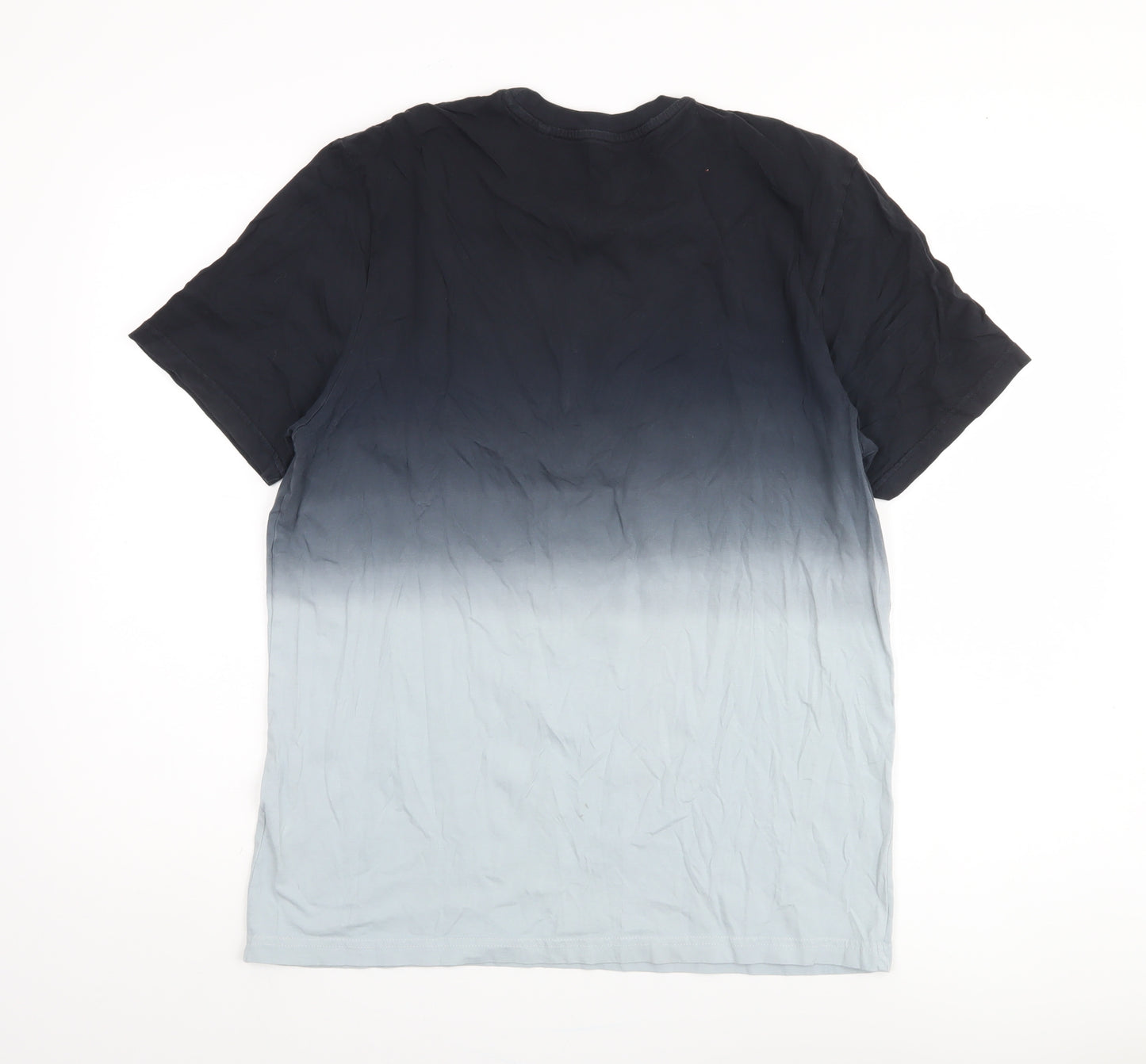Next Men's Blue Gradient T-Shirt Medium