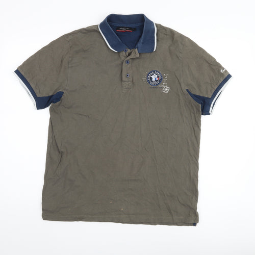 Pierre Cardin Men’s Brown Polo Shirt L Short Sleeve
