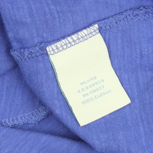 Boden Women's Blue Sleeveless Cotton Dress UK 10