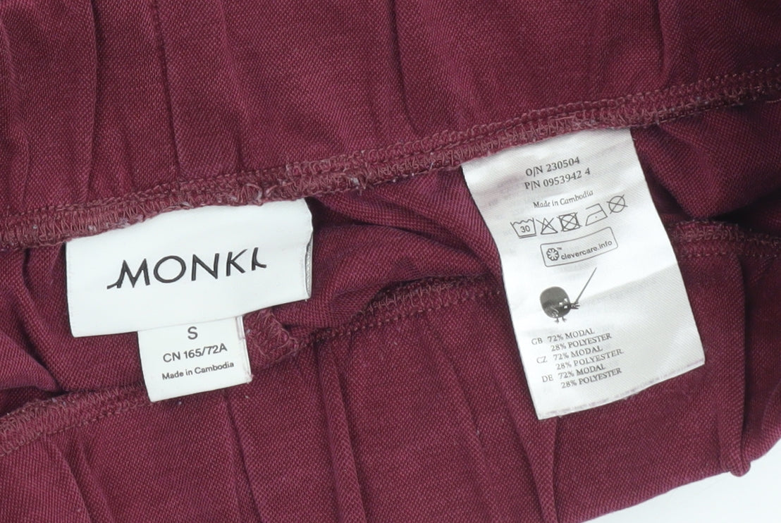 Monki Women's Multicoloured Wide-Leg Trousers S