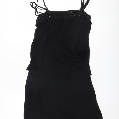 Kookai Women's Black Beaded Dress, Size 4