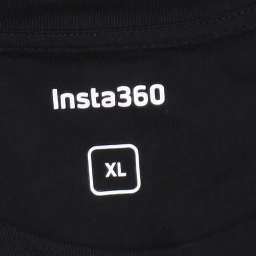 Insta360 Men's Black XL Short Sleeve T-Shirt