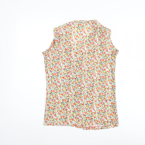 Marks and Spencer Floral Blouse, Size 14, Women's Sleeveless