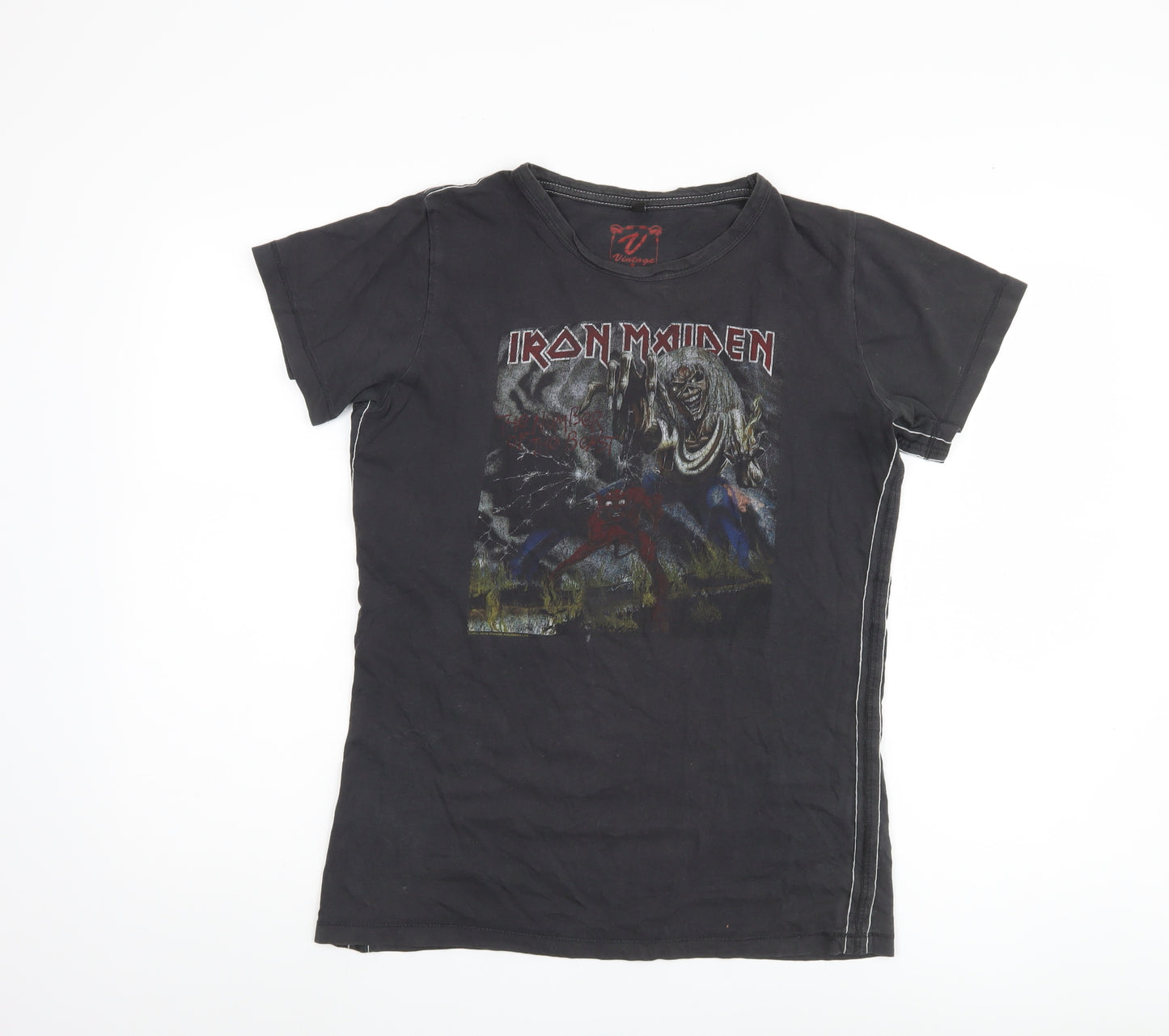 Vintage Iron Maiden Men's Black M Music T-Shirt