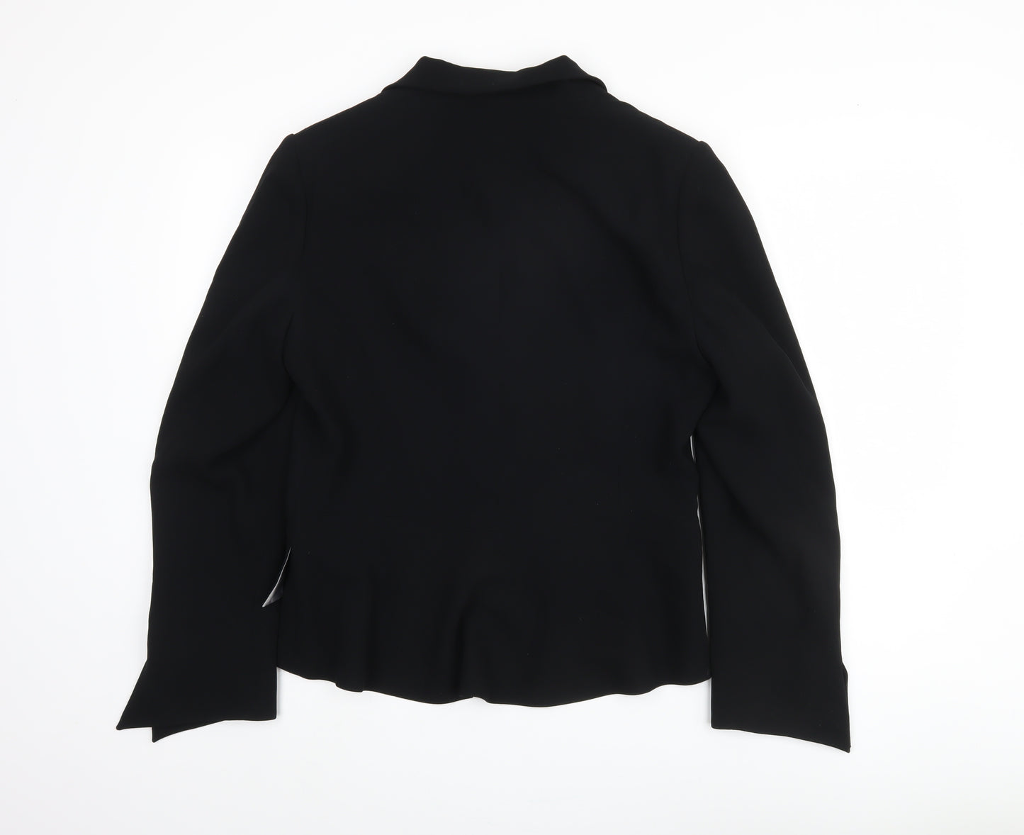 Wallis Women's Black Blazer Size 16, Lined, One-Button