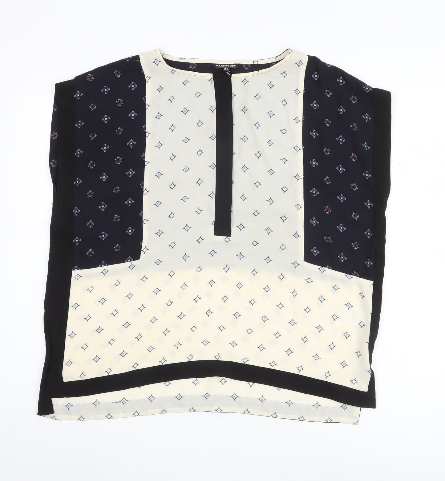 Warehouse Women's Multicoloured Blouse Size 16