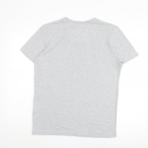 Front Up Rugby Men's Grey M Graphic Print T-Shirt
