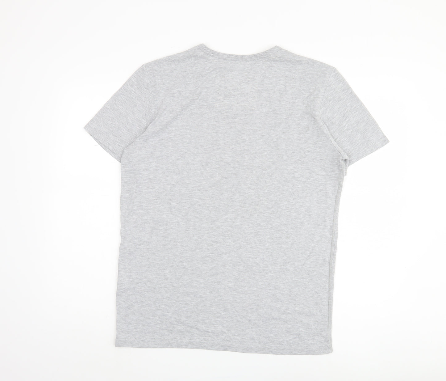 Front Up Rugby Men's Grey M Graphic Print T-Shirt