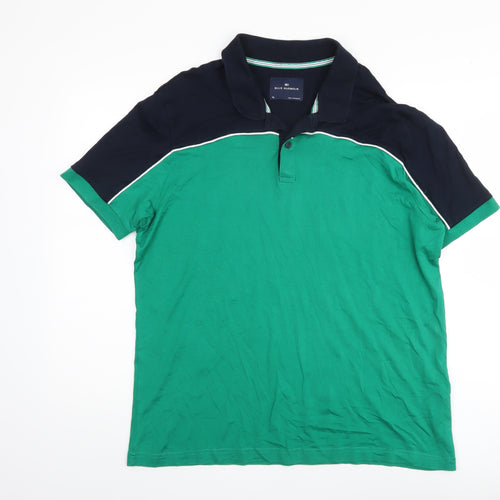 Marks and Spencer Men's Green XL Polo Shirt
