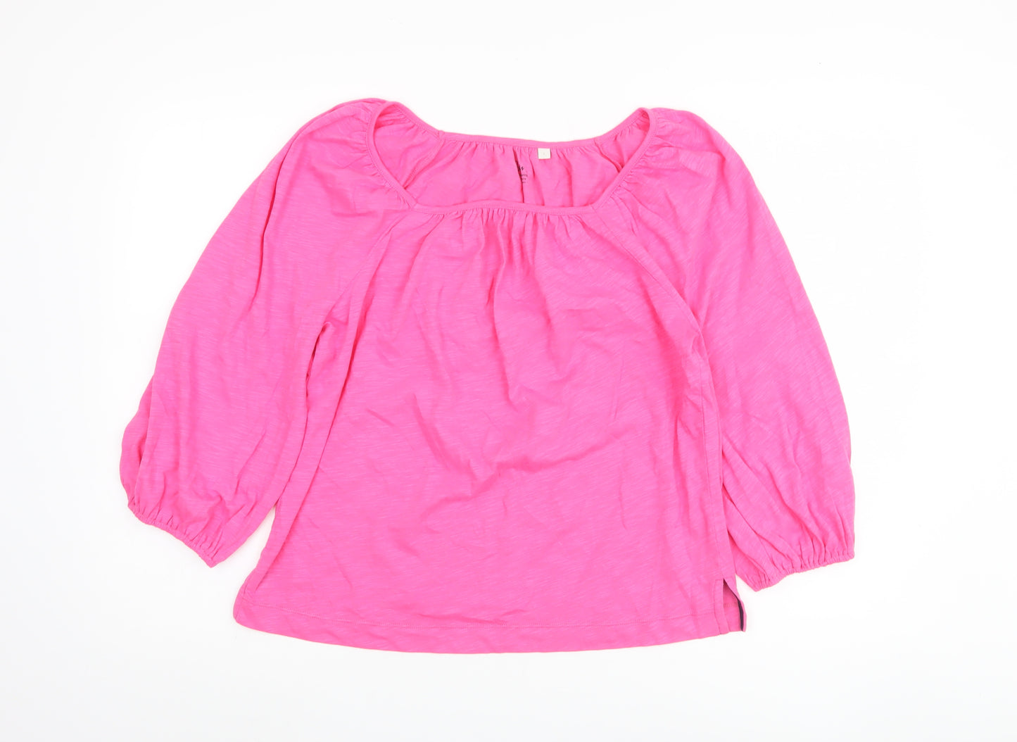 Boden Women's Pink Blouse, Size S, 3/4 Balloon Sleeve