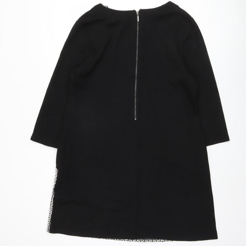 Debenhams Women's Black Geometric Dress, Size 18
