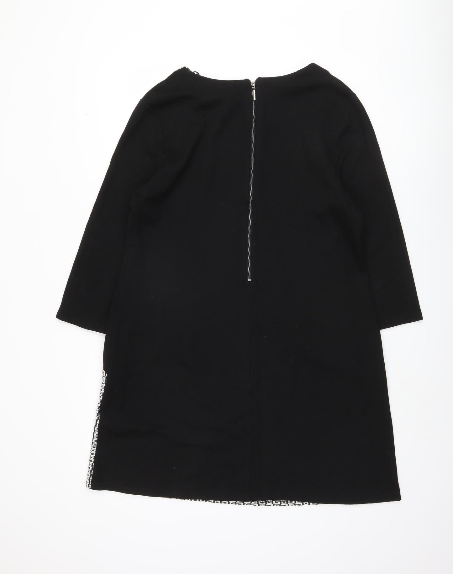 Debenhams Women's Black Geometric Dress, Size 18