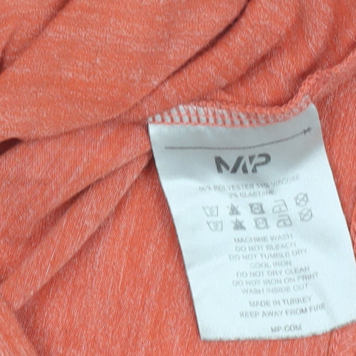 MP Men's Orange Crew Neck T-Shirt XS