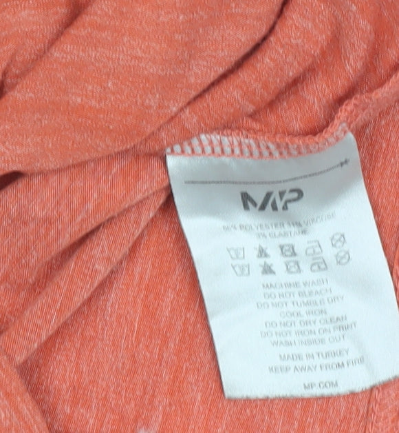 MP Men's Orange Crew Neck T-Shirt XS