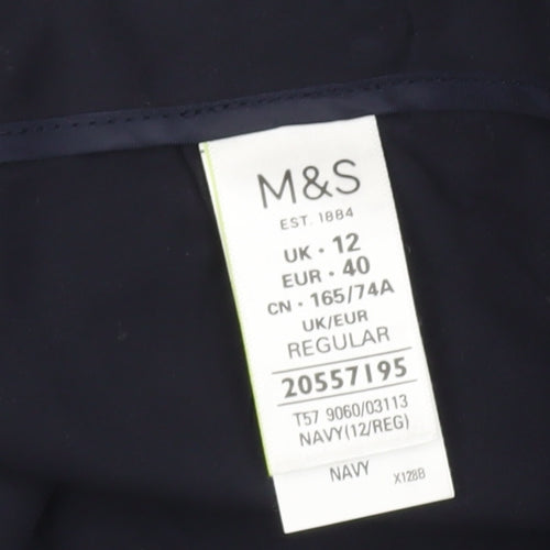 Marks and Spencer Women's Blue Trousers 12