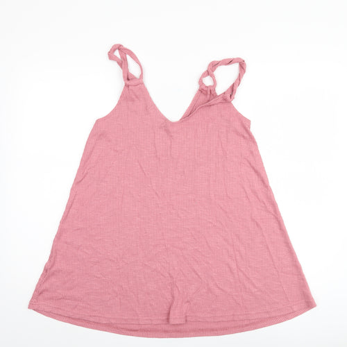 Pull & Bear Women's Pink Camisole Tank Top Size 12