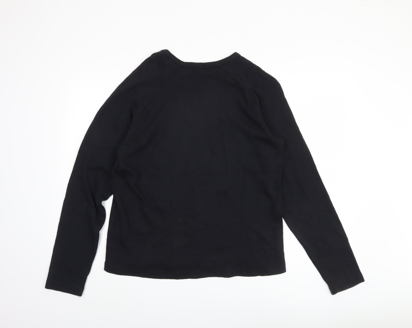 River Island Black Cotton Women's Top L