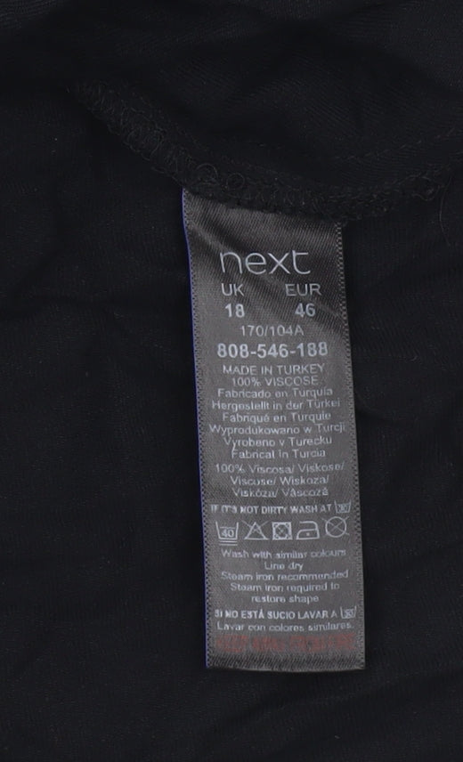 Next Women's Black Sleeveless Top Size 18