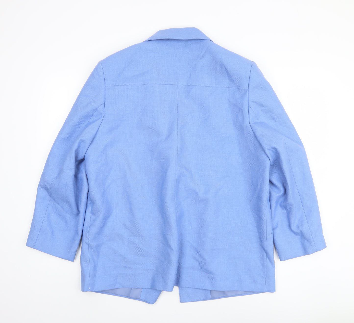 EWM Women's Blue Blazer 16 Regular Notch Lapel