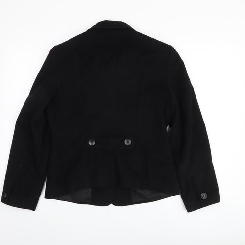 Gerry Weber Women's Black Blazer Size 10 Wool Blend