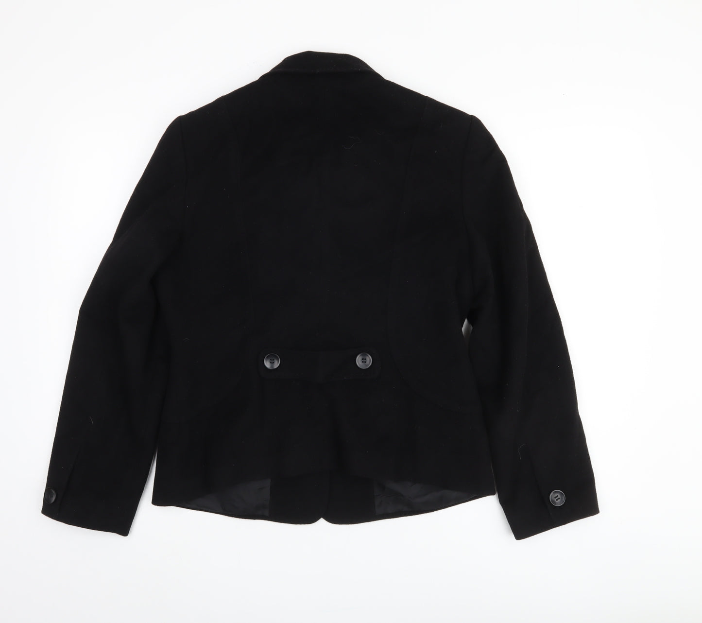 Gerry Weber Women's Black Blazer Size 10 Wool Blend