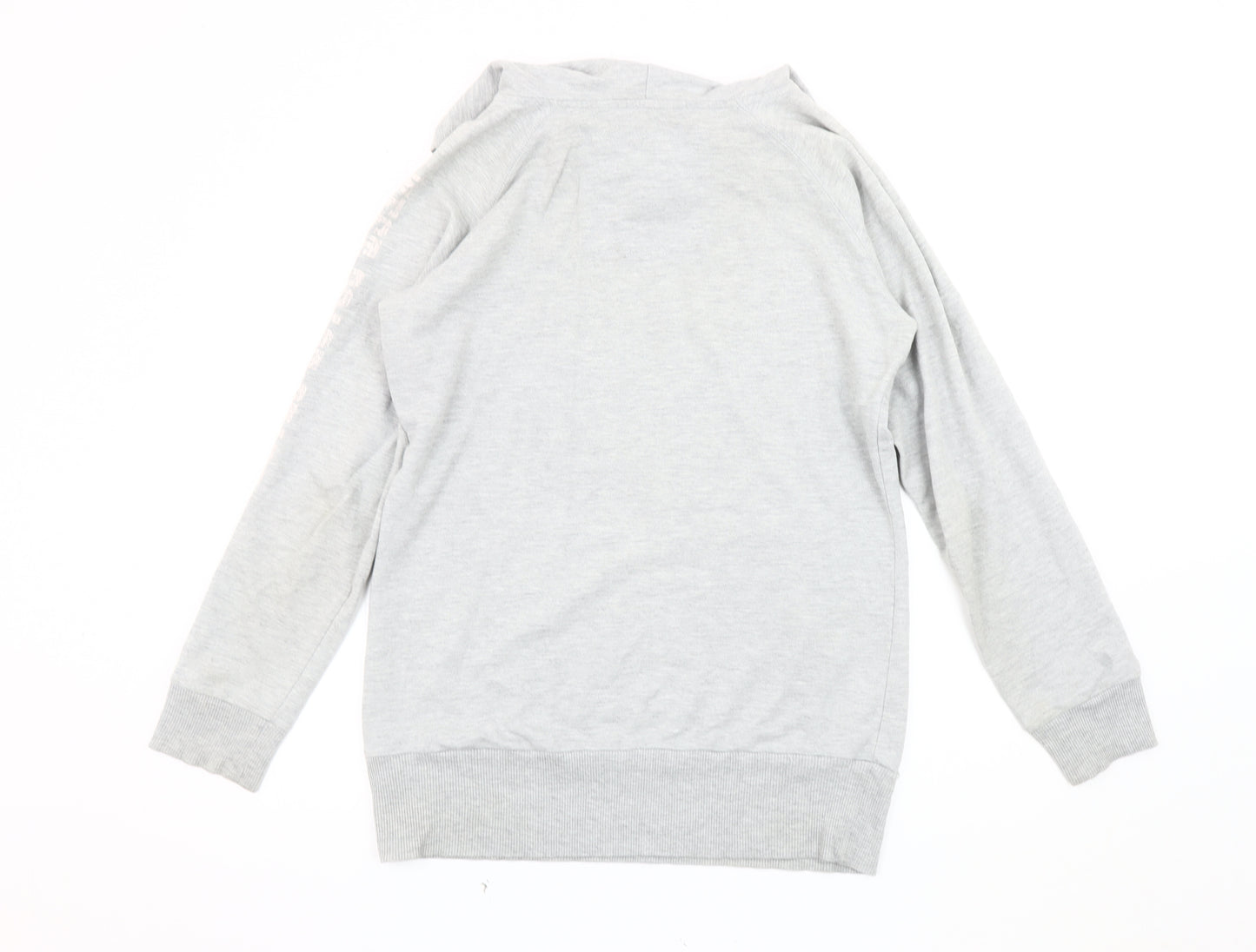 Genuine Grey Unisex Adults University Pullover Hoodie, Size 18