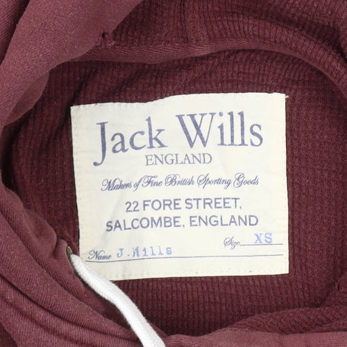 Jack Wills Men's Brown Pullover Hoodie XS
