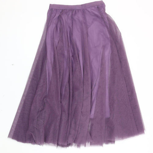 Chicwish Women's Purple Tutu Midi Skirt Size M