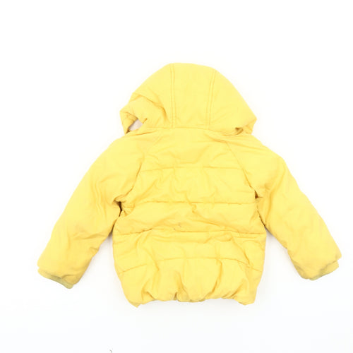 Marks and Spencer Unisex Yellow Puffer Jacket 12-18 Months