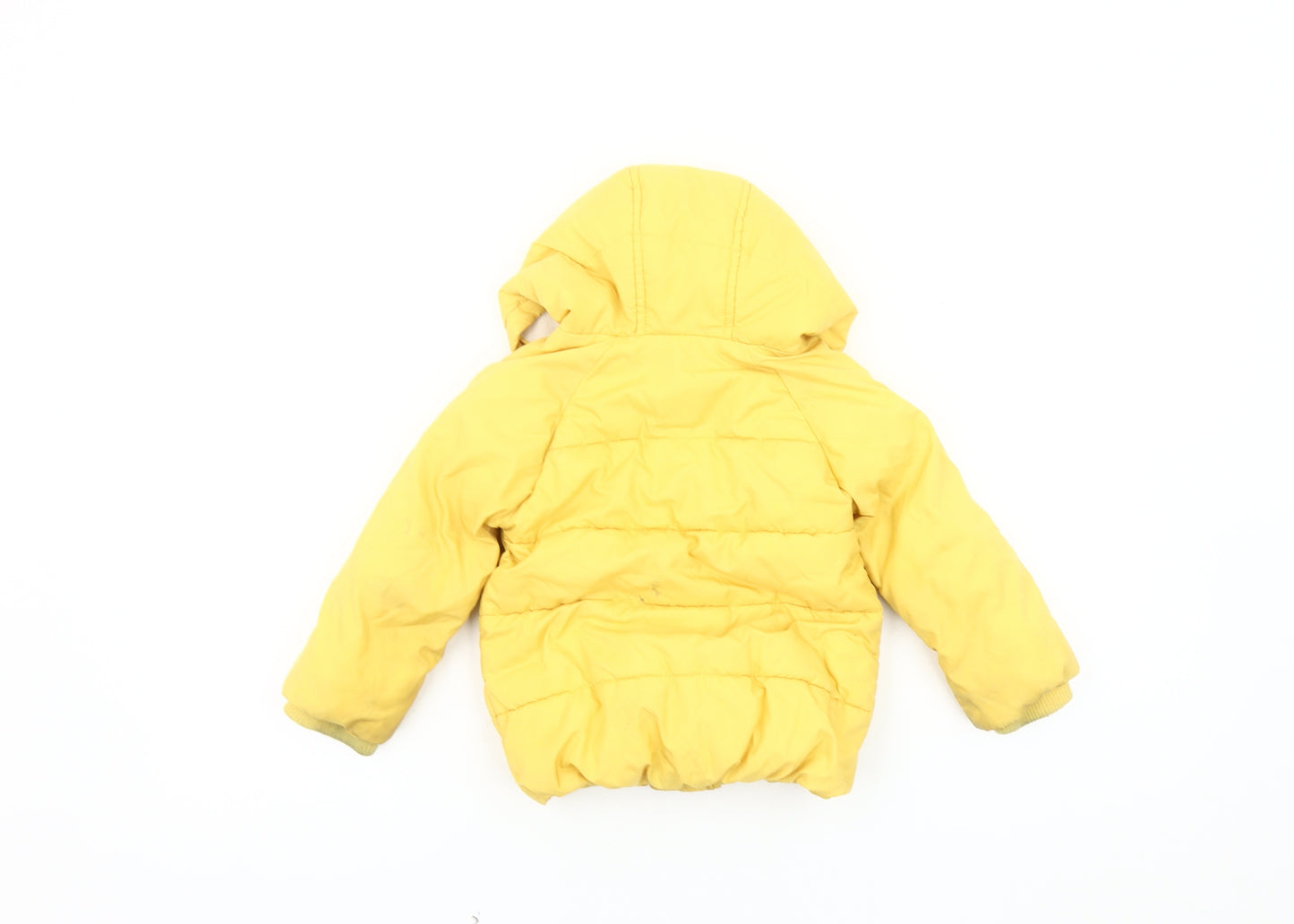 Marks and Spencer Unisex Yellow Puffer Jacket 12-18 Months