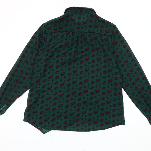 Joe Browns Women's Green Animal Print Blouse Size 14