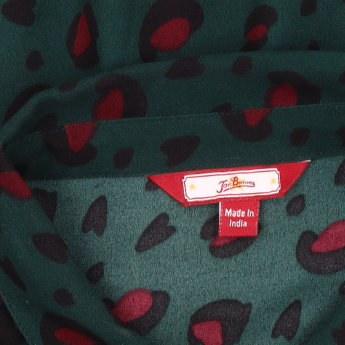Joe Browns Women's Green Animal Print Blouse Size 14