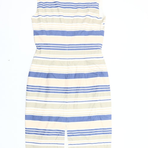 Phase Eight Womens Dress 12 Multicoloured Striped Sheath