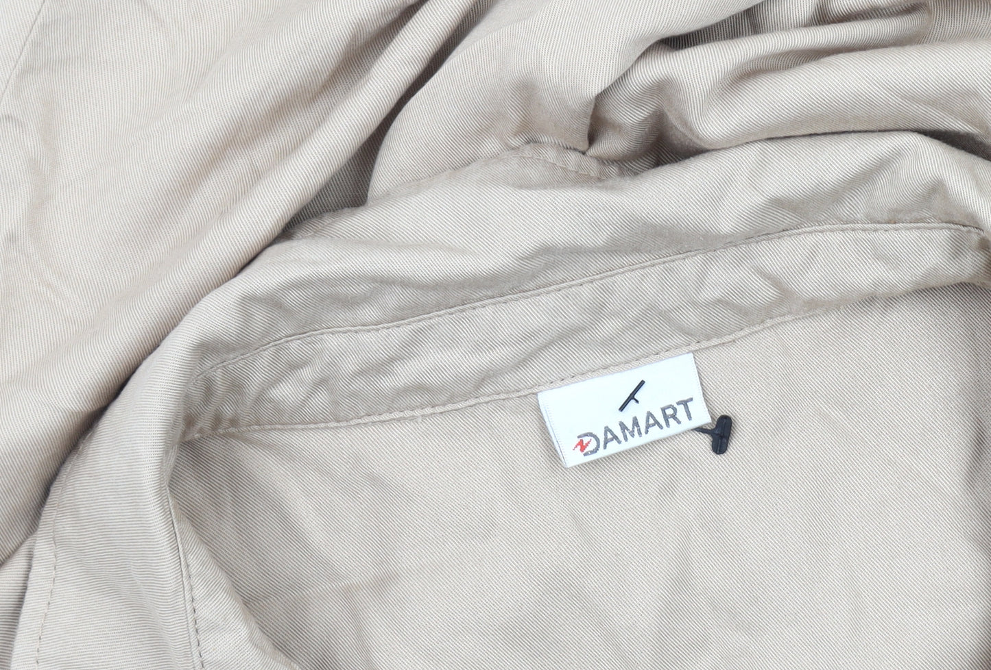 Damart Women's Beige Shirt Dress Size 12