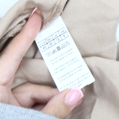 Damart Women's Beige Shirt Dress Size 12