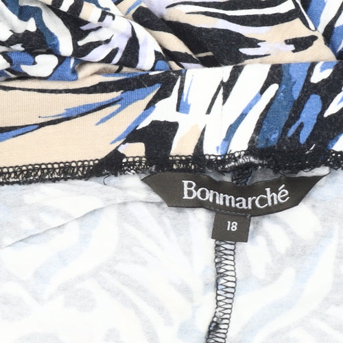 Bonmarché Women's Multicoloured A-Line Skirt - Size 18