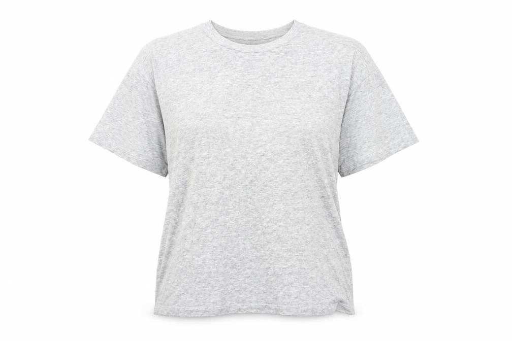 Front view of Dorothy Perkins Women's Grey T-Shirt, size 10, Regular Fit